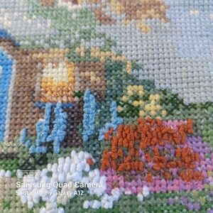 Tapestry Petit Point Embrodery multicolored